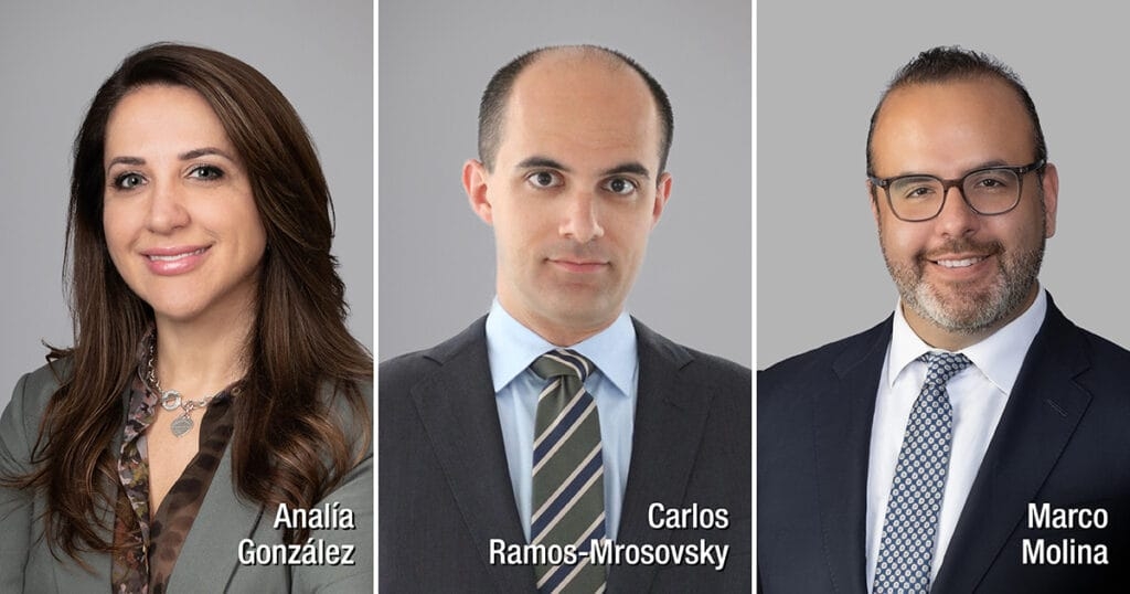 Analía González, Carlos Ramos-Mrosovsky, Marco Molina Earn Recognition from Lexology Index: Arbitration 2026