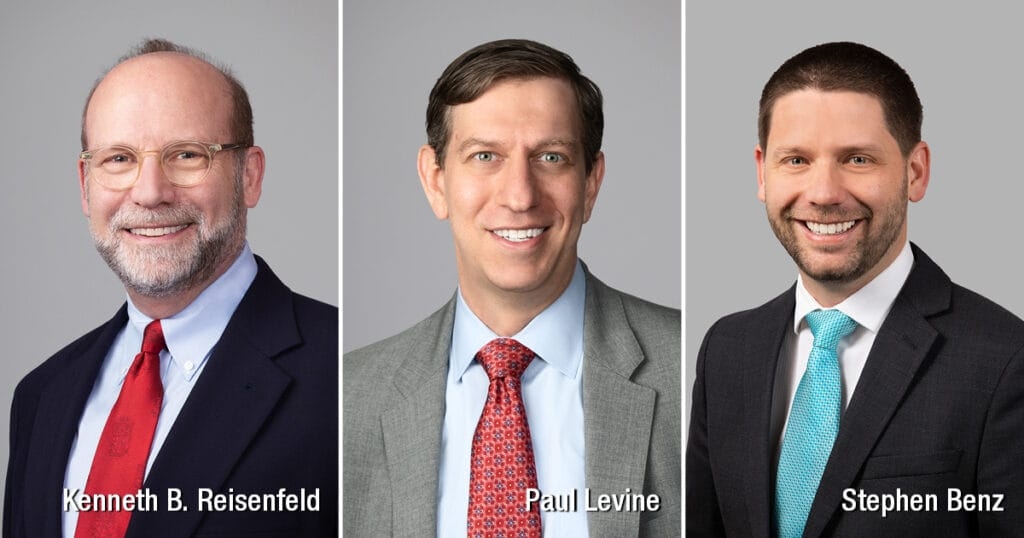 Kenneth Reisenfeld, Paul Levine, Stephen Benz Author Chapter for Handbook on Third Party Funding in International Arbitration