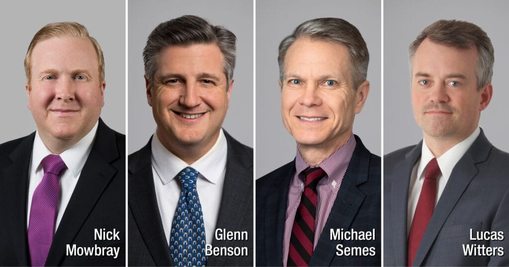 Nicholas Mowbray, Glenn Benson, Lucas Witters, Michael Semes Publish Book with LexisNexis