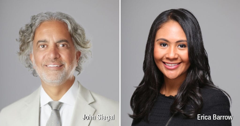 John Siegal, Erica Barrow Earn Law.com Shout-out for A&E Real Estate Holdings Win