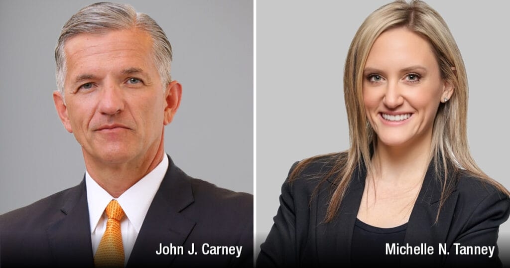 John Carney, Michelle Tanney Present Course on Changes to SEC and CFTC Wells Process
