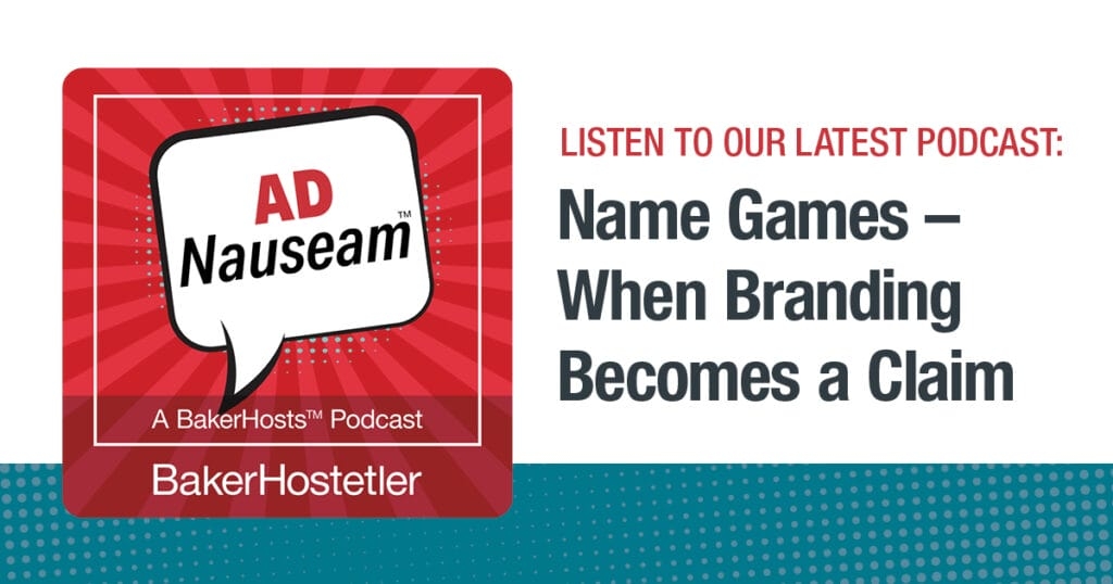 AD Nauseam: Name Games – When Branding Becomes a Claim